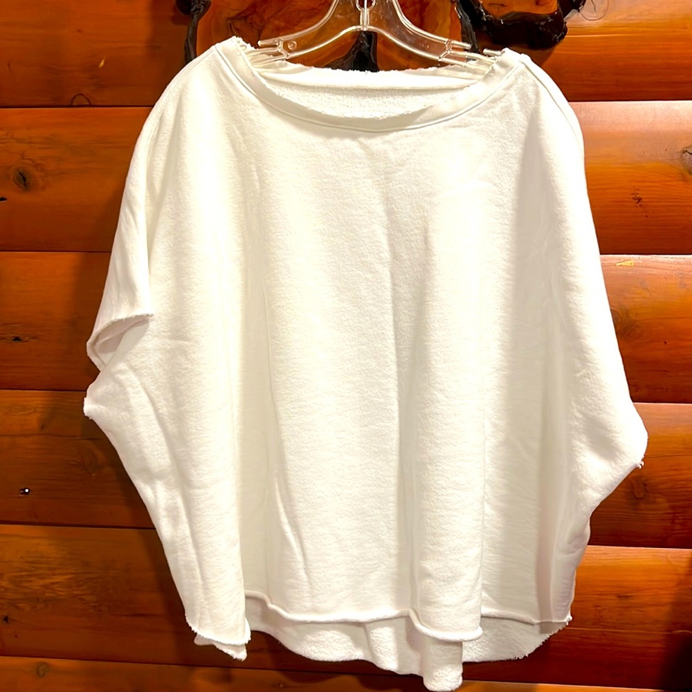 Frank & Eileen White Batwing Sweatshirt